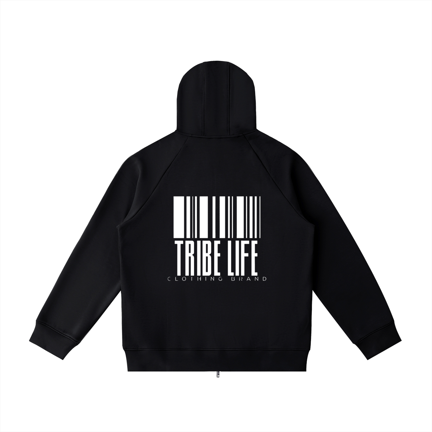 Heavyweight Raglan Sleeve Zip Hoodie