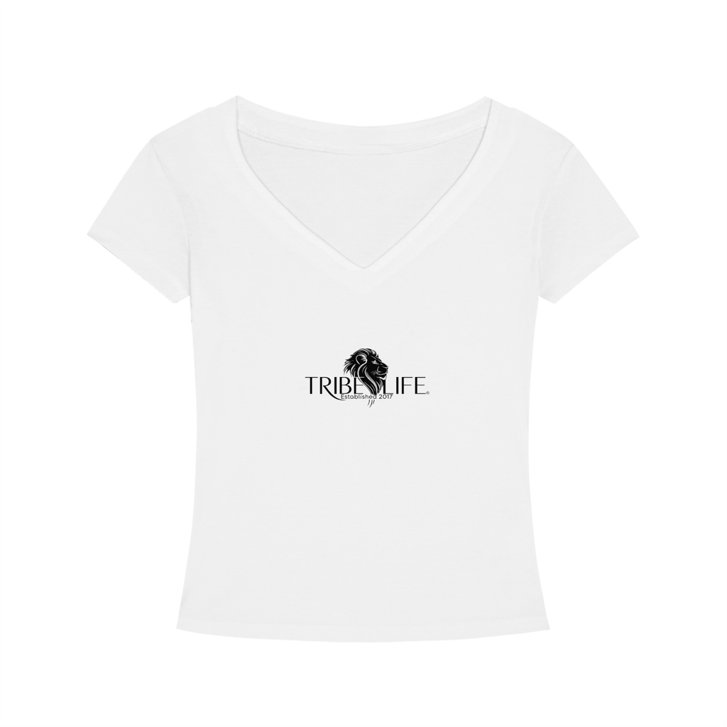 Tencel Slim Fit V-Neck T-Shirt