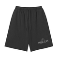 Snow Washed Raw Hem Shorts