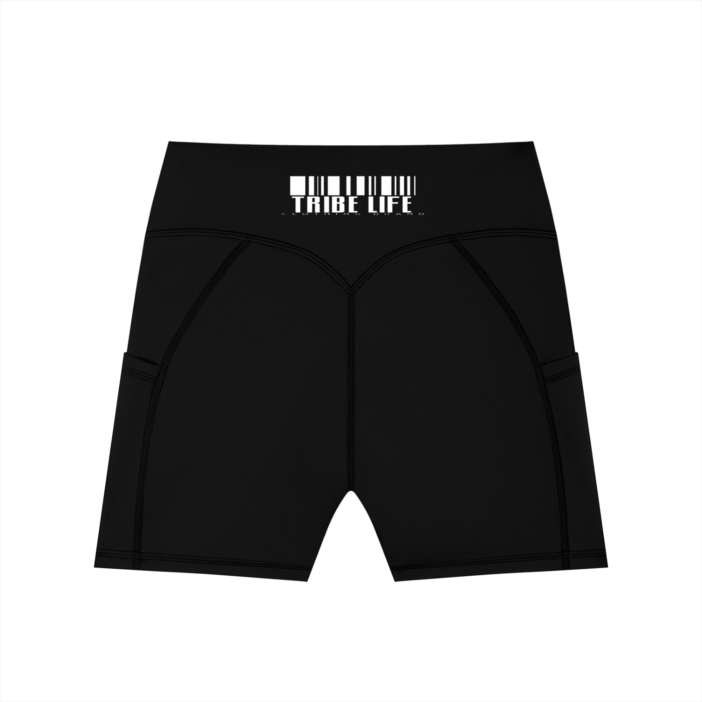 Women's High-Waisted Pocket Biker Shorts