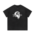 Mineral Wash Waffle Knit T-Shirt