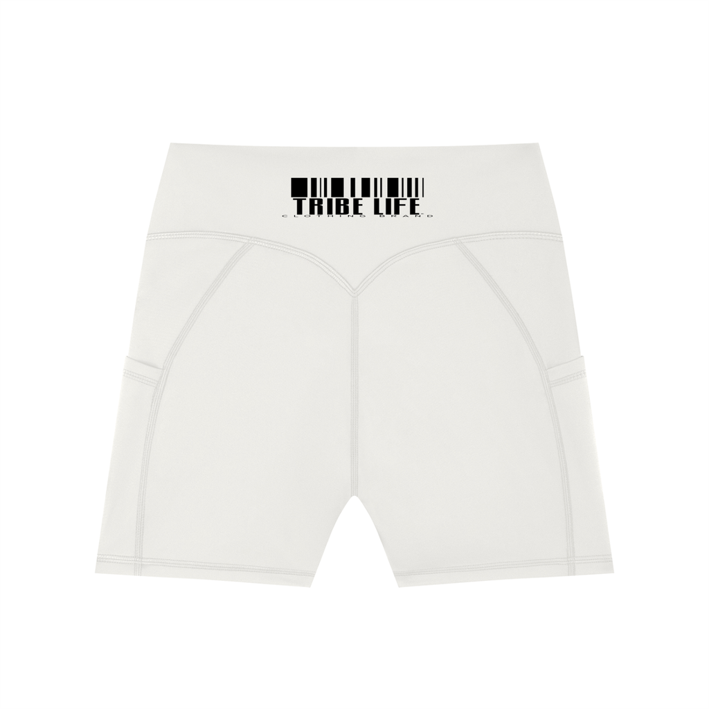 Women's High-Waisted Pocket Biker Shorts