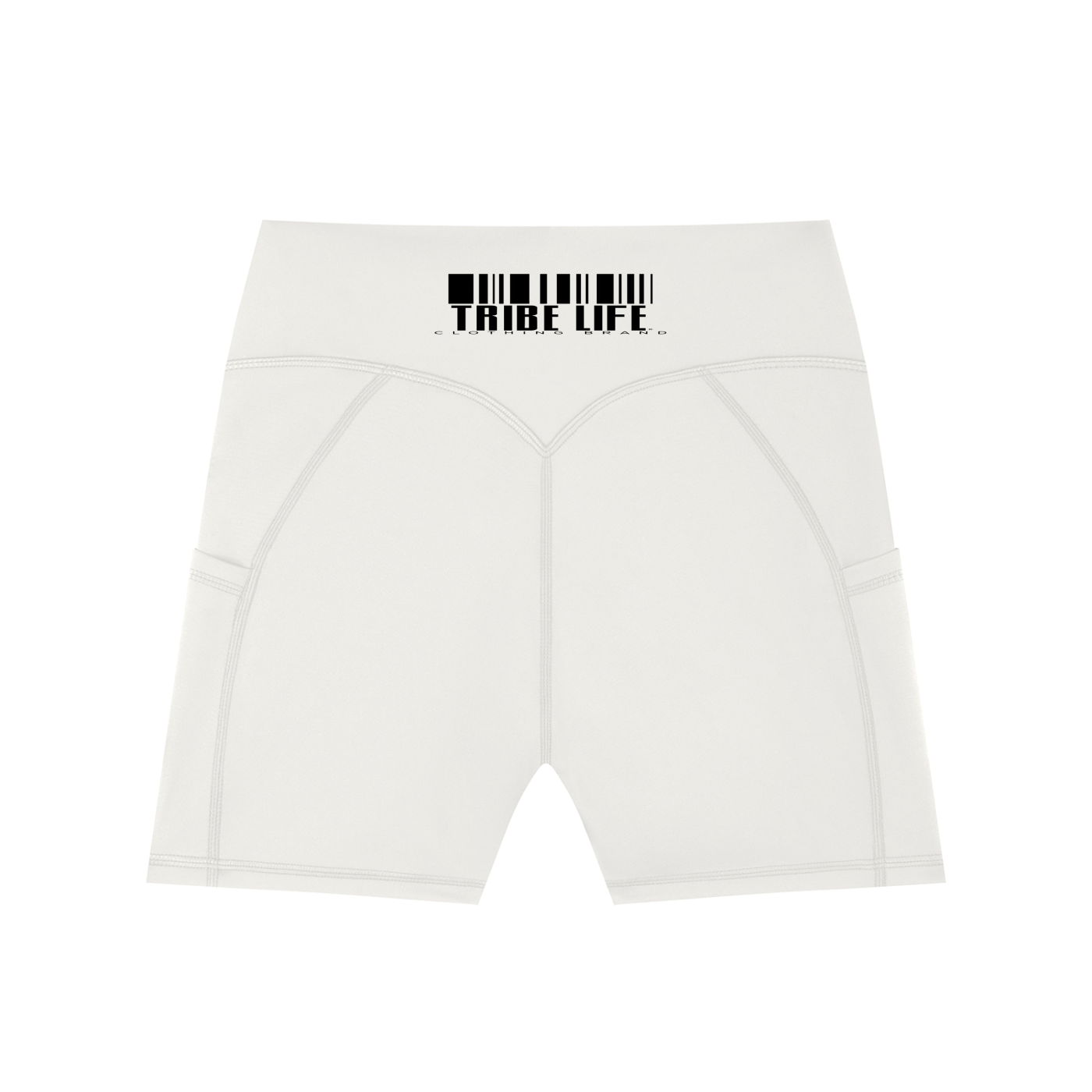 Women's High-Waisted Pocket Biker Shorts