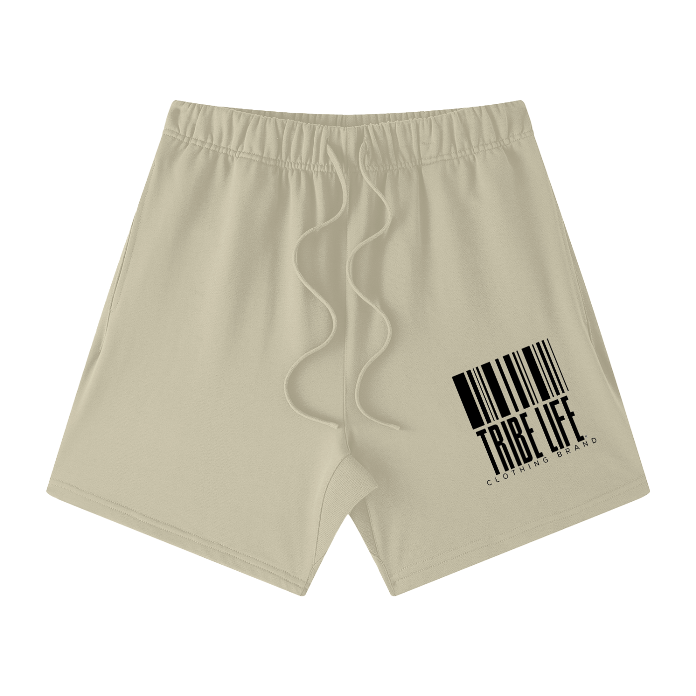 Unisex Earth Tone Loose Fit Cotton Shorts