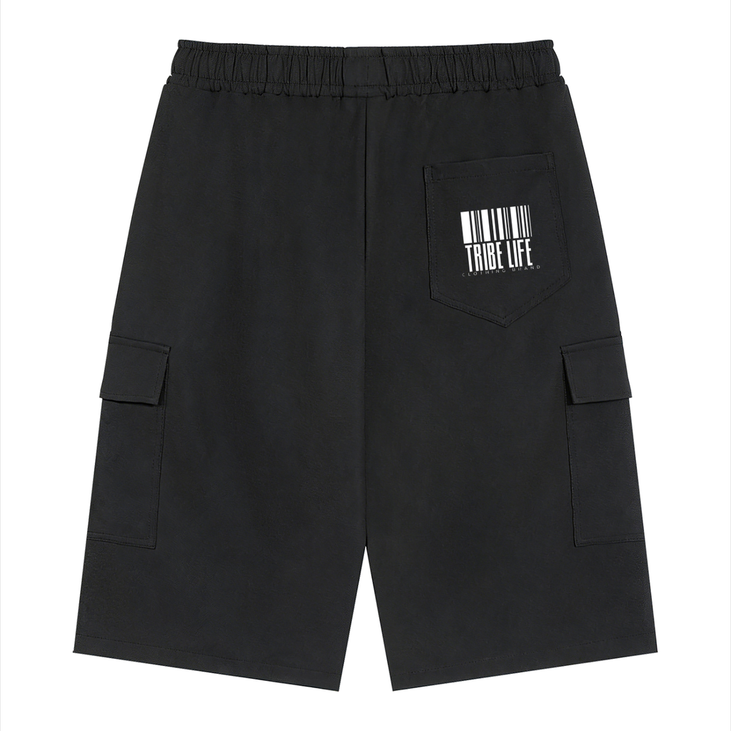 Unisex Drawstring Cargo Shorts