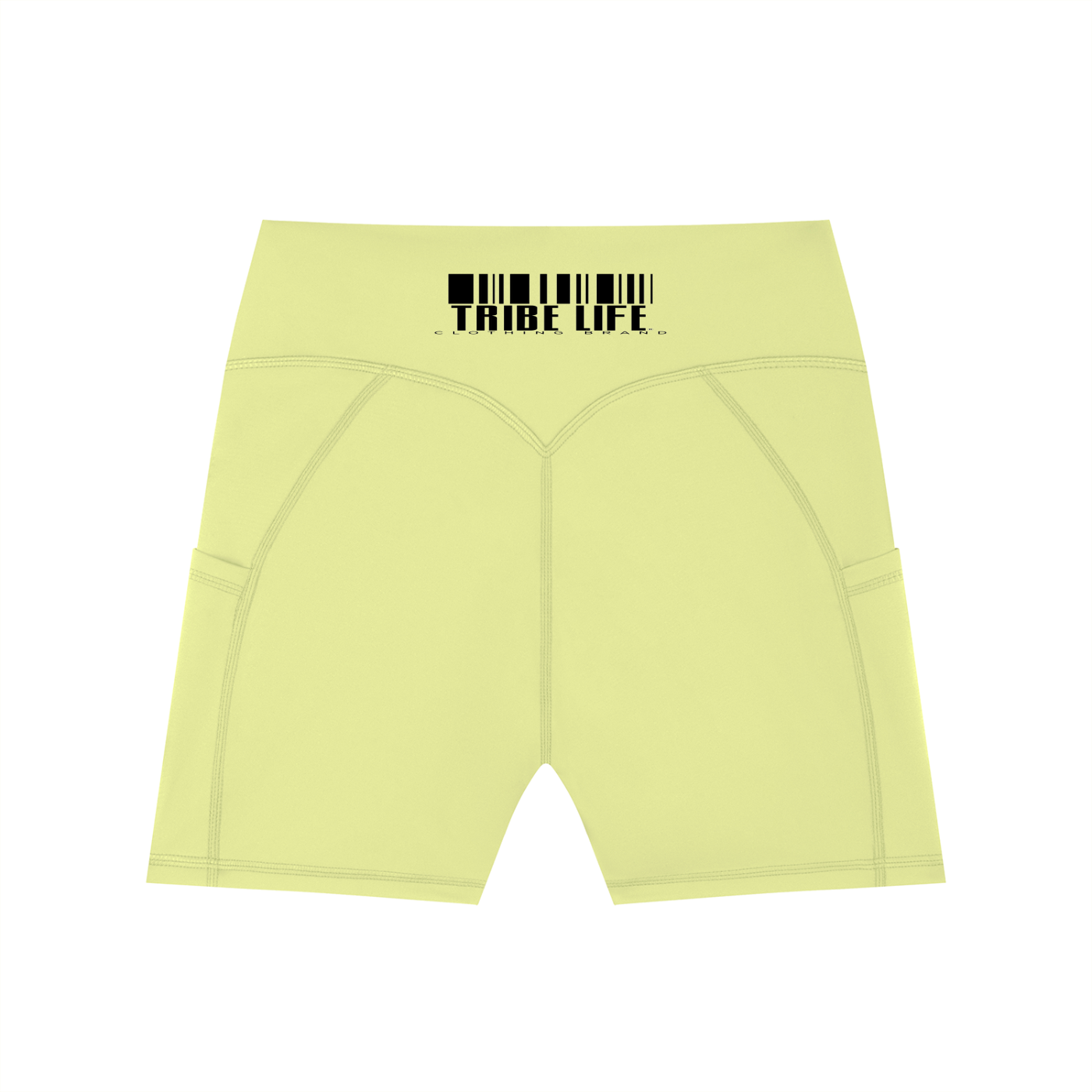 Women's High-Waisted Pocket Biker Shorts