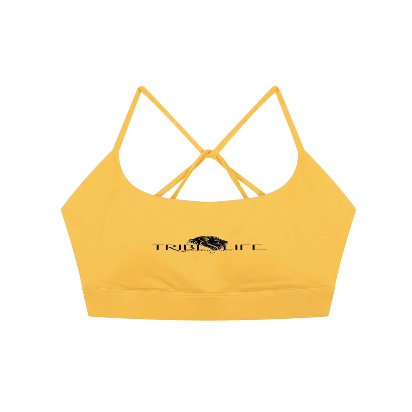 Strappy Criss Cross Yoga Sports Bra