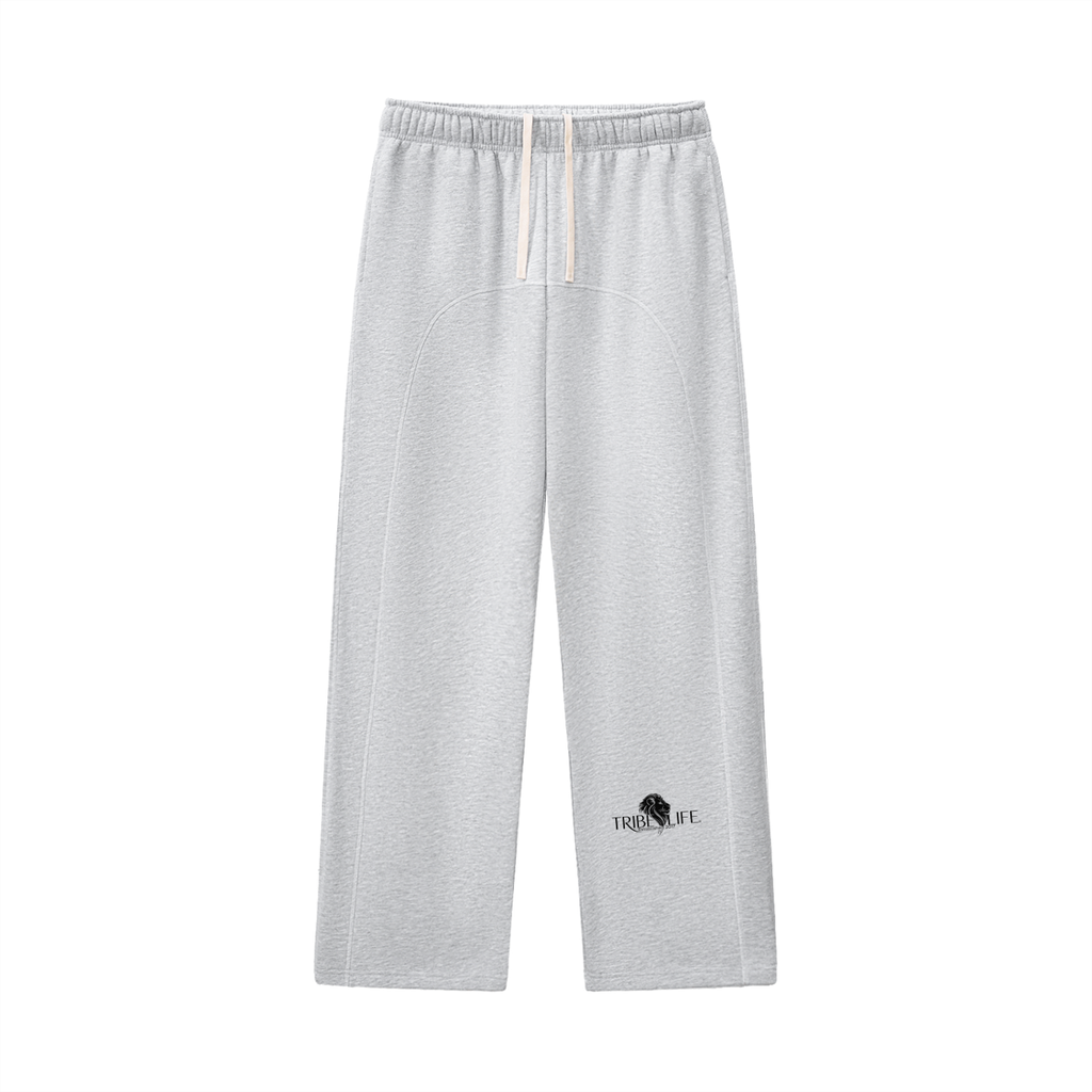 Contrast-Stitched Fleece Sweatpants