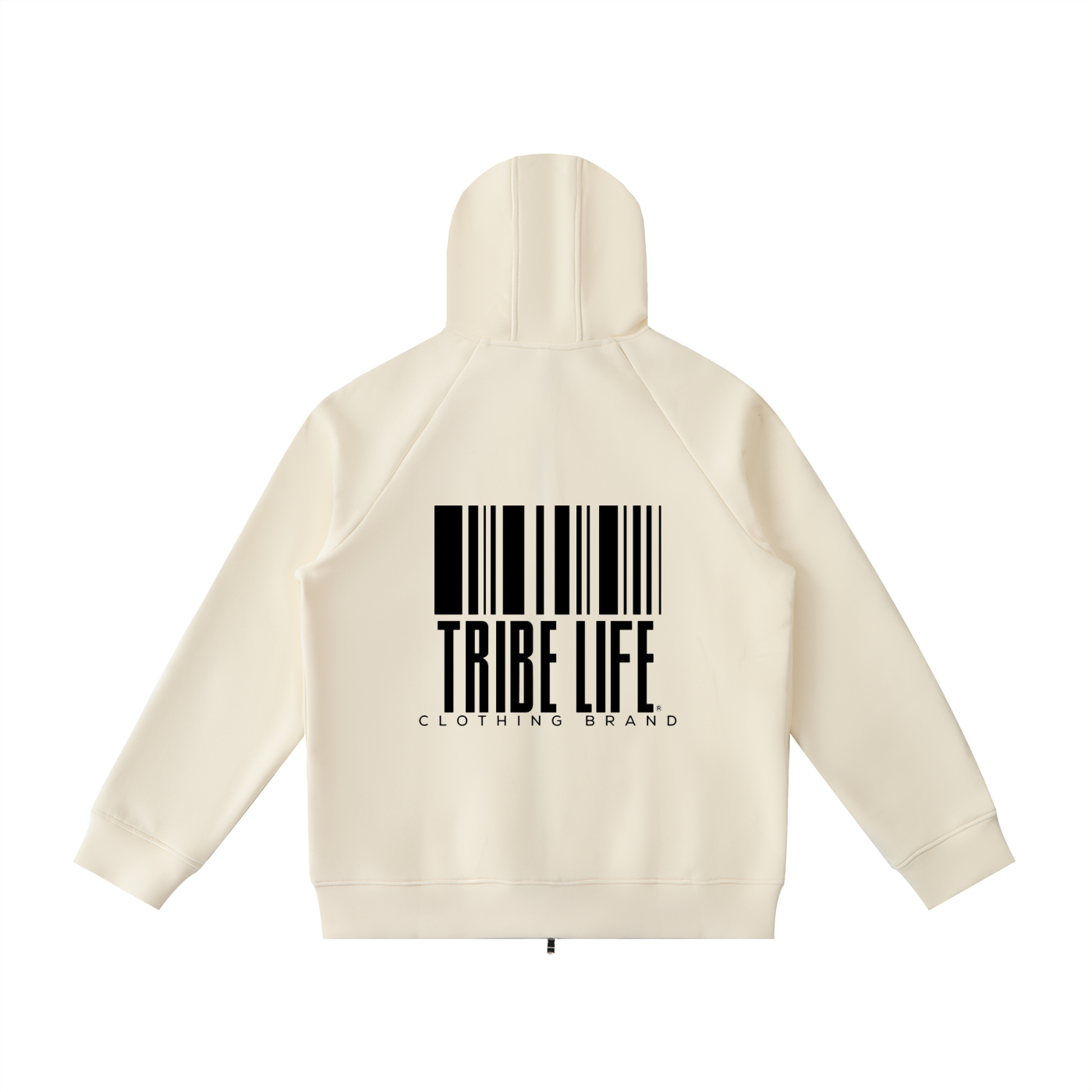 Heavyweight Raglan Sleeve Zip Hoodie