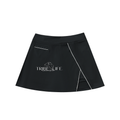 High-Waist Pocketed A-Line Skirt