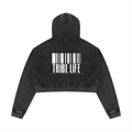 Women’s Mineral Washed Crop Hoodie