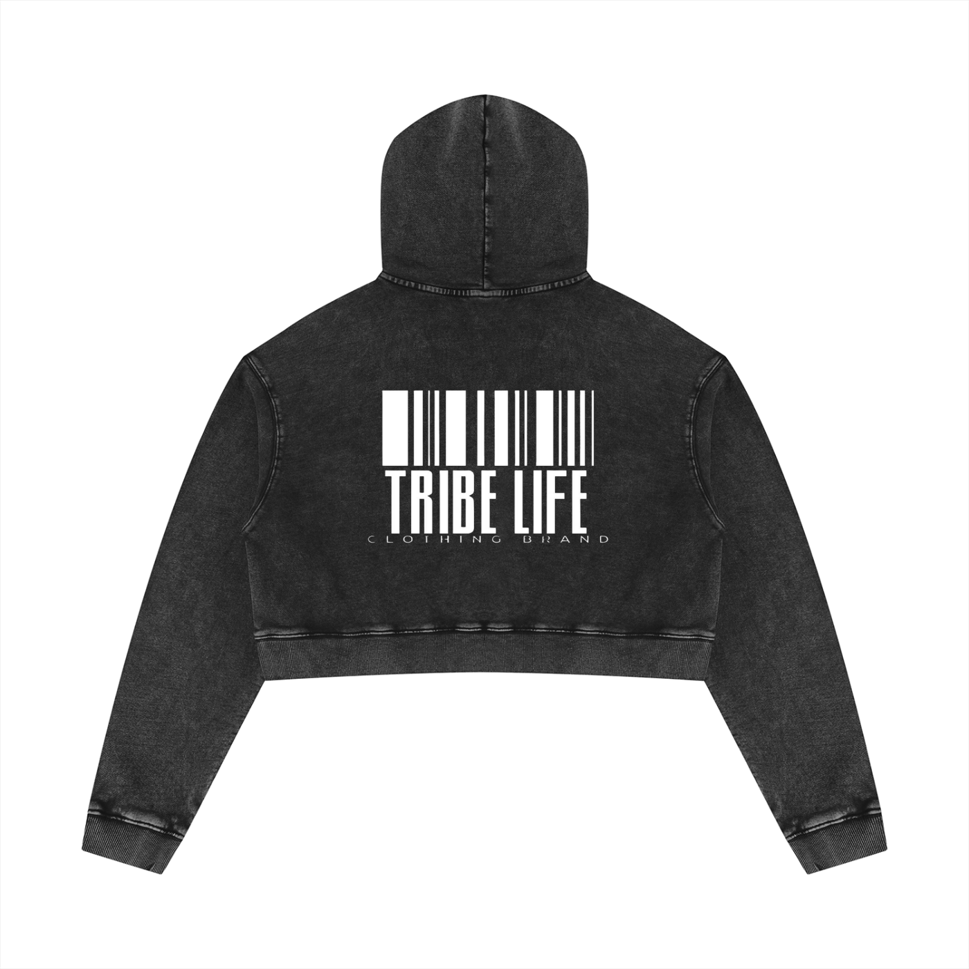 Women’s Mineral Washed Crop Hoodie