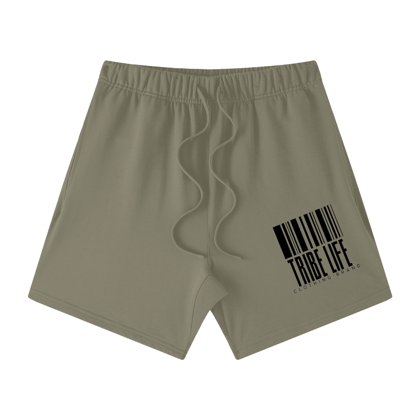 Unisex Earth Tone Loose Fit Cotton Shorts