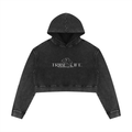 Women’s Mineral Washed Crop Hoodie