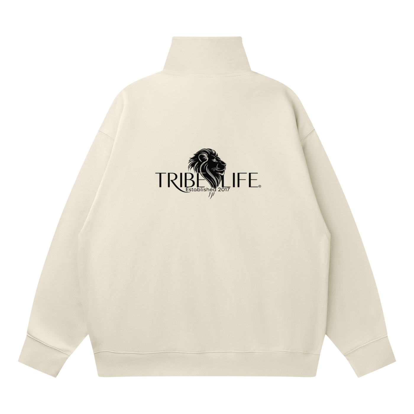 Quarter-Zip Drop Shoulder Sweatshirt