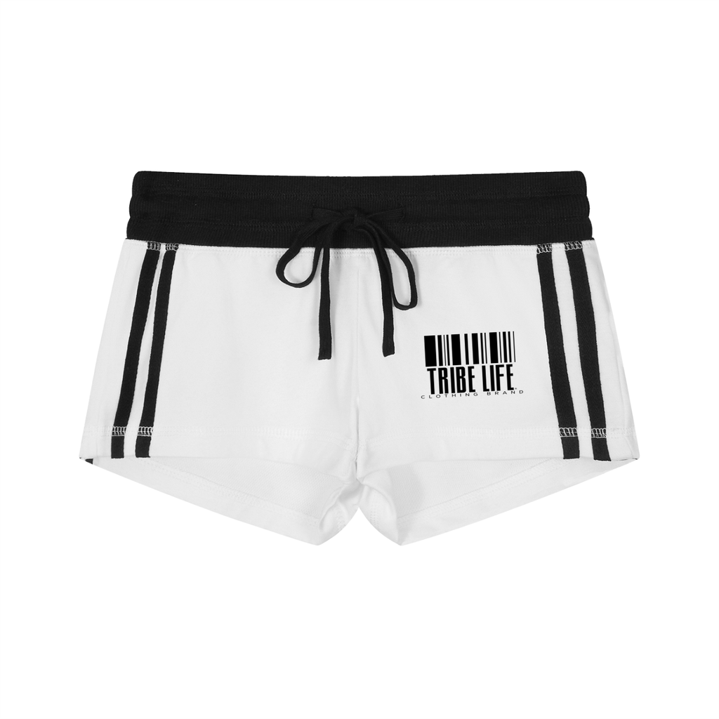 Women's Contrast Stripe Track Shorts