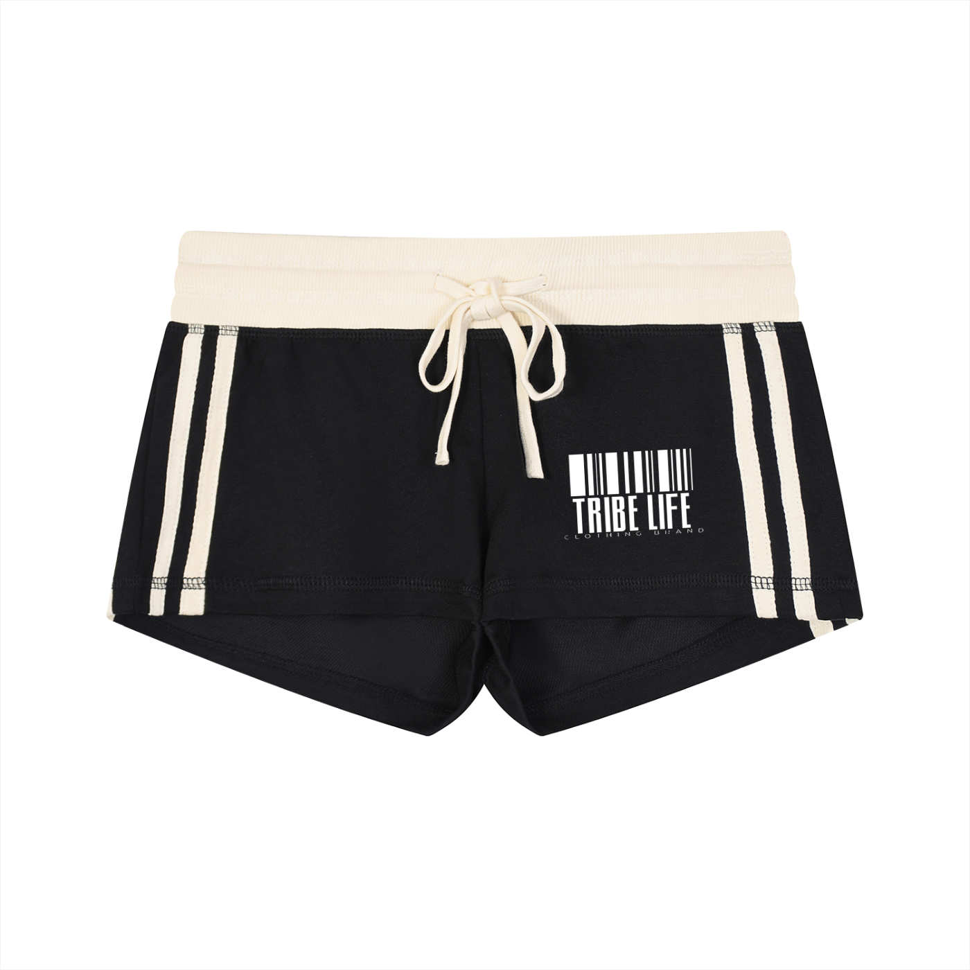 Women's Contrast Stripe Track Shorts