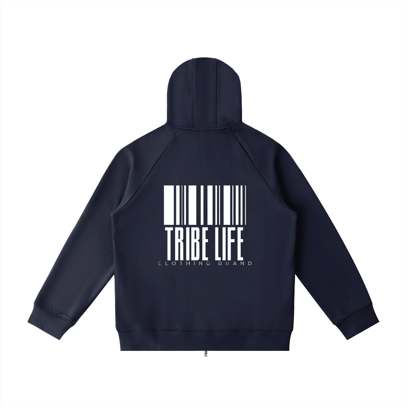 Heavyweight Raglan Sleeve Zip Hoodie