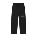 Solid Color Straight-Leg Sweatpants