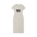 Women's V-Neck Short Sleeve Maxi Dress